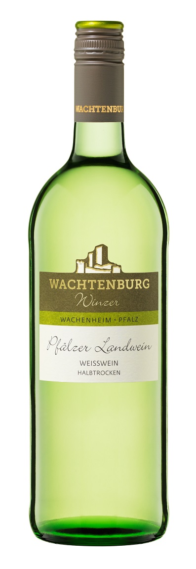 Wachtenburg Pfälzer | Landwein Weiß | Halbtrocken 1,00 l