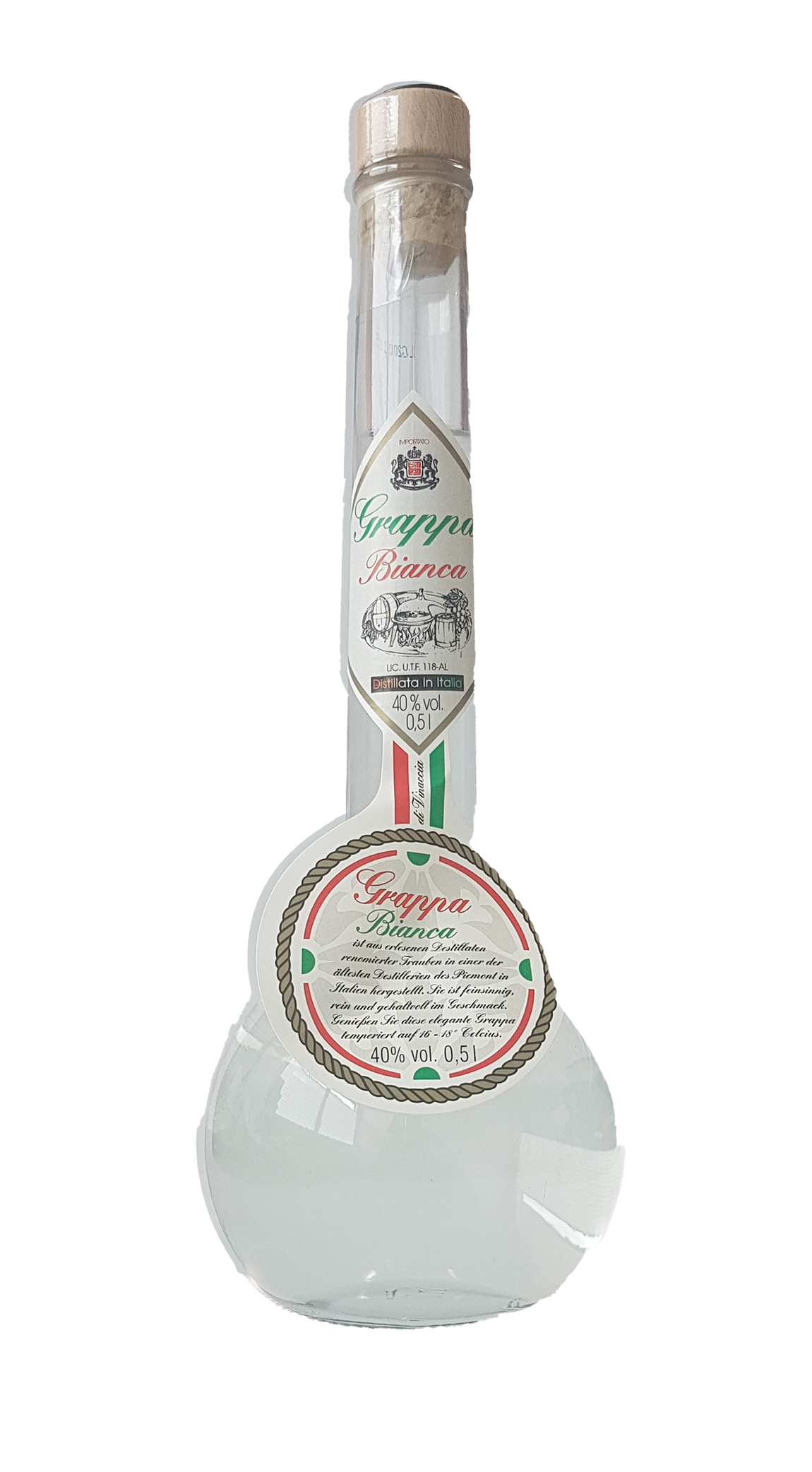 HAUSMARKE Grappa di | Bianca 40% 0,50