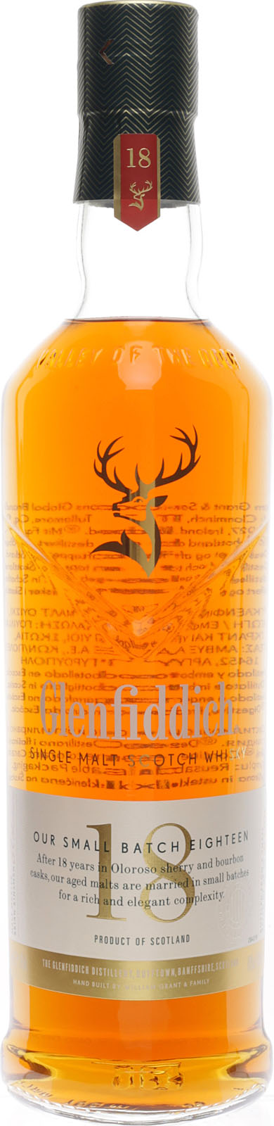 Glenfiddich 18 years Small | Batch Reserve Speyside Malt | Whisky 40% 0,7l