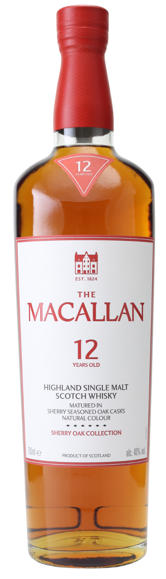 The Macallan Sherry Oak | 12 years Single Highland Malt | Whisky 40% 0,7l
