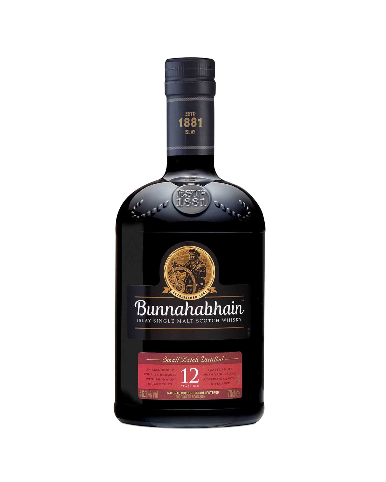 Bunnahabhain 12 years | Unchilfiltered Islay Malt | Whisky 46,3% 0,7l