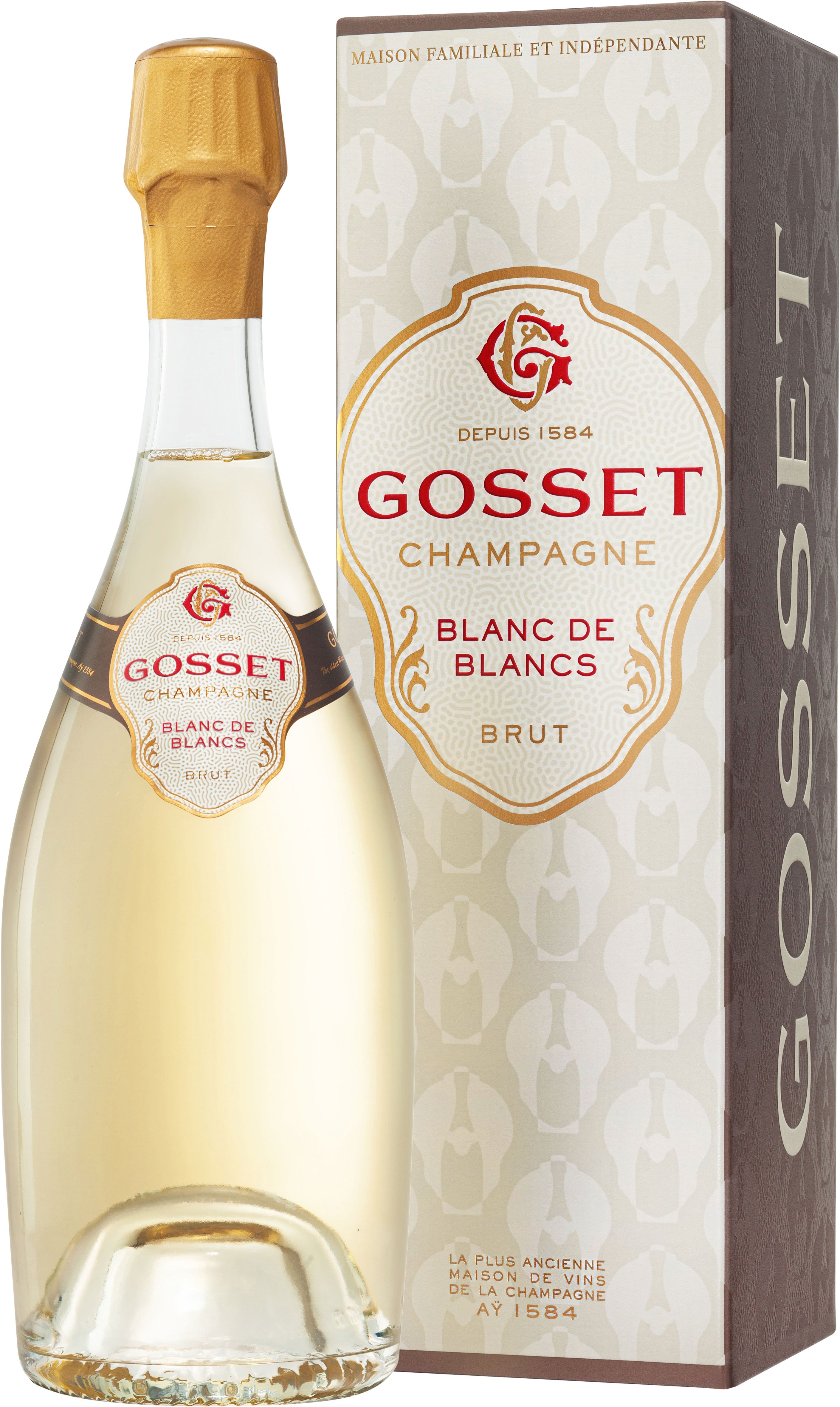 Gosset Champagner Grand | Blanc de Blancs Brut 0,75l | in Geschenkbox