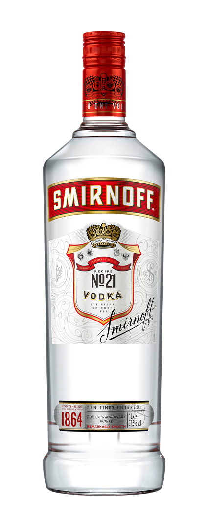 Smirnoff Vodka Red Label | 37,5% 1,0l