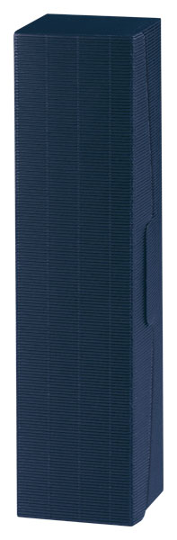 Präsentkarton für 1 Fl. Blau | FSC Zertifizierung