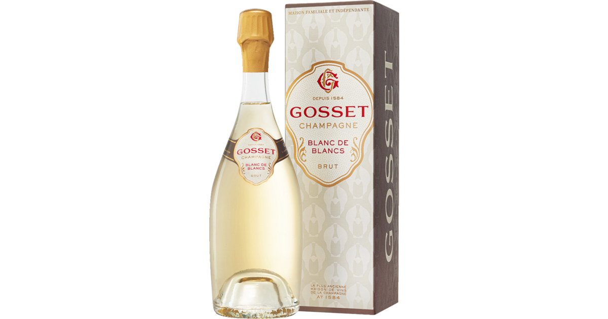Gosset Champagner Grand | Blanc de Blancs Brut 1,50l | Magnum in Geschenkbox