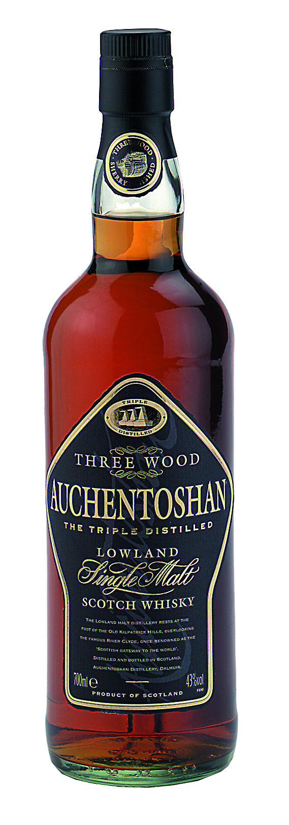 Auchentoshan Three Wood | Lowland Single Malt | Whisky 0,7l