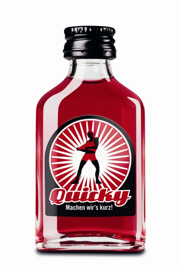 Quicky Fruchtlikör 20% | 20 Fl. a 0,02l