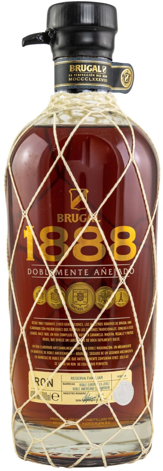 Brugal Rum 1888 Ron Gran | Reserva Familiar 0,7l