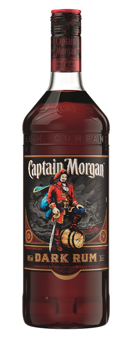 Captain Morgan Rum Black Label | 1,0l