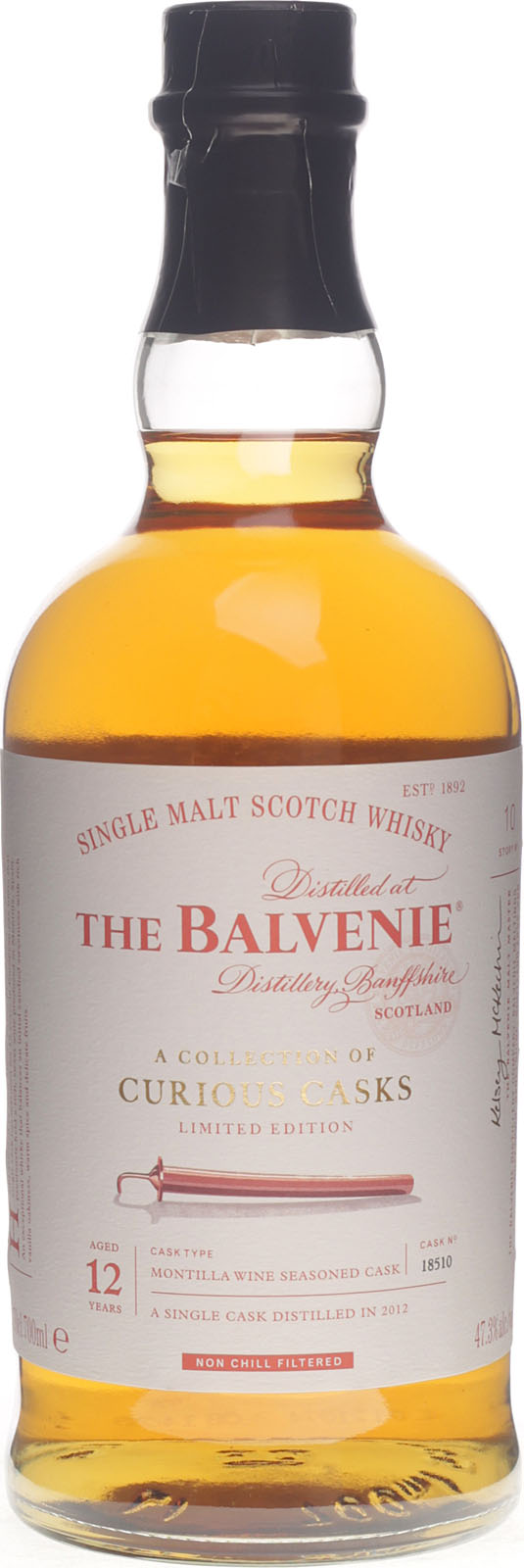 Balvenie 12 years | Montilla Wine Cask Speyside | Malt Whisky 47,3% 0,7l