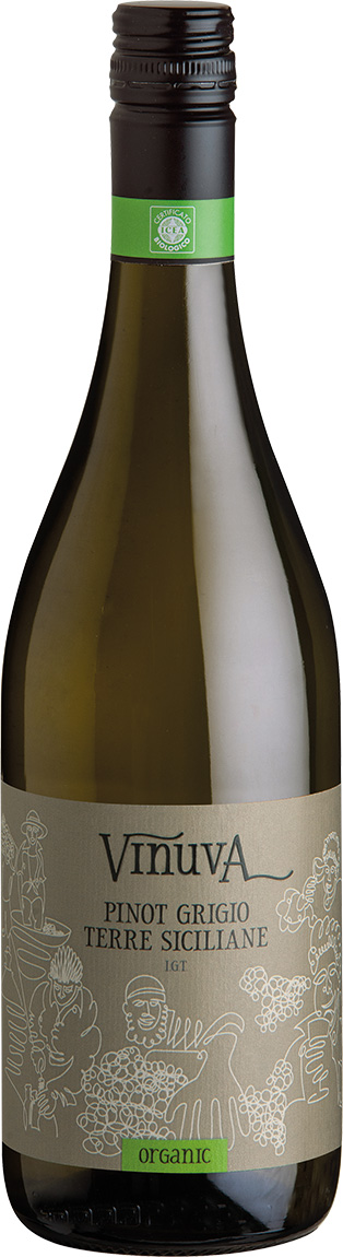 Vinuva Pinot Grigio Terre | Siciliane I.G.T. Bio | (ABCERT:DE-ÖKO-022)