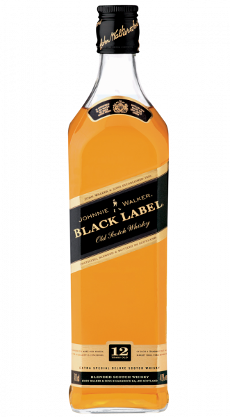 Johnnie Walker 12 years Black Label Scotch Whisky 40% 0,7l