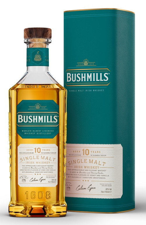Bushmills Whiskey 10 years Irish Malt 40% 0,7l