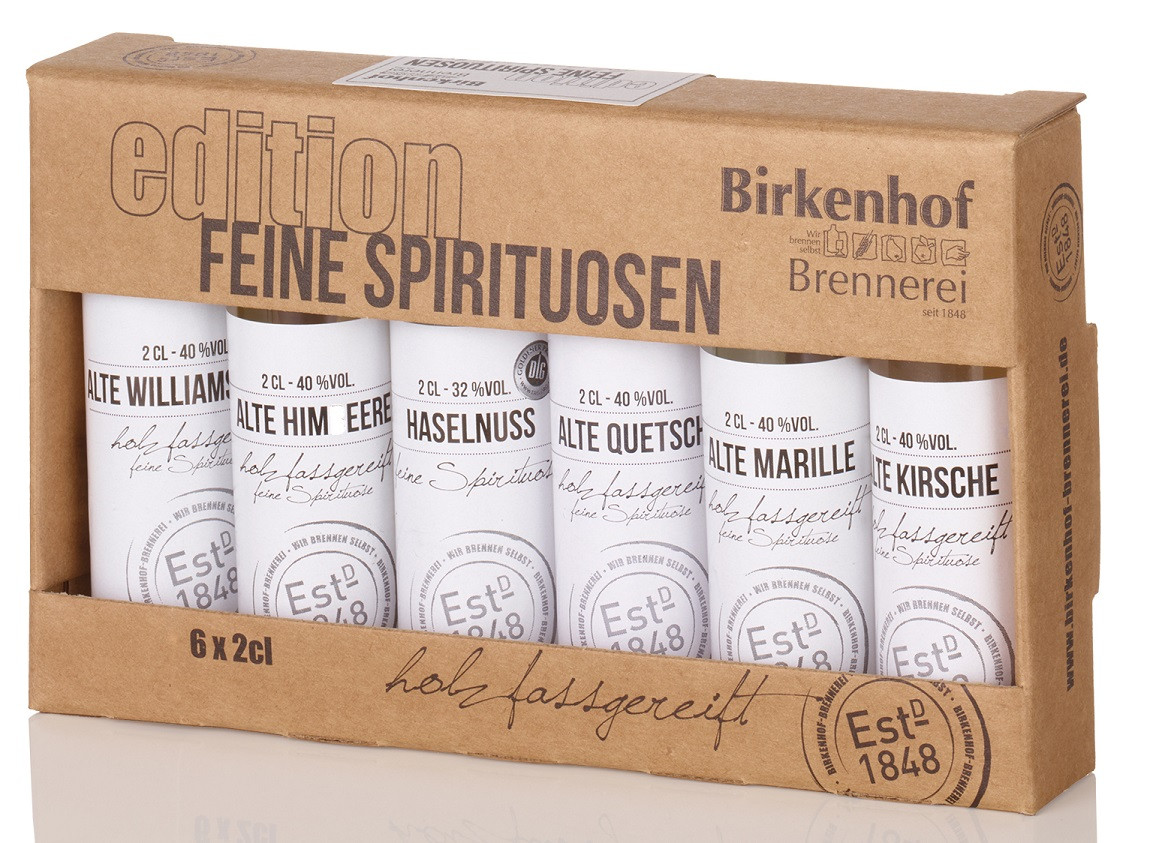 Birkenhof Tasting Set Feine Spirituosen 6 x 0,02 l sortiert