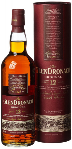 Glendronach 12 years Highland Malt Whisky 43% 0,7l!