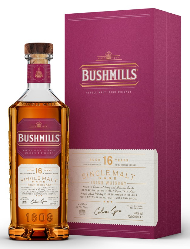 Bushmills 16 years Irish Malt Whiskey 40% 0,7l