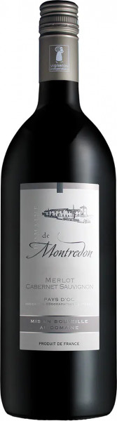 2022 Montredon Merlot Cabernet Sauvignon Pays d'Oc 1,00l