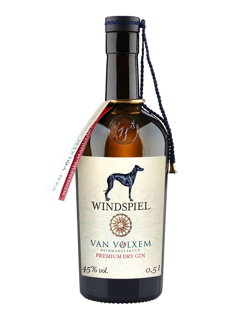 Windspiel &amp; Van Volxem Premium Dry Gin 45% 0,50 l