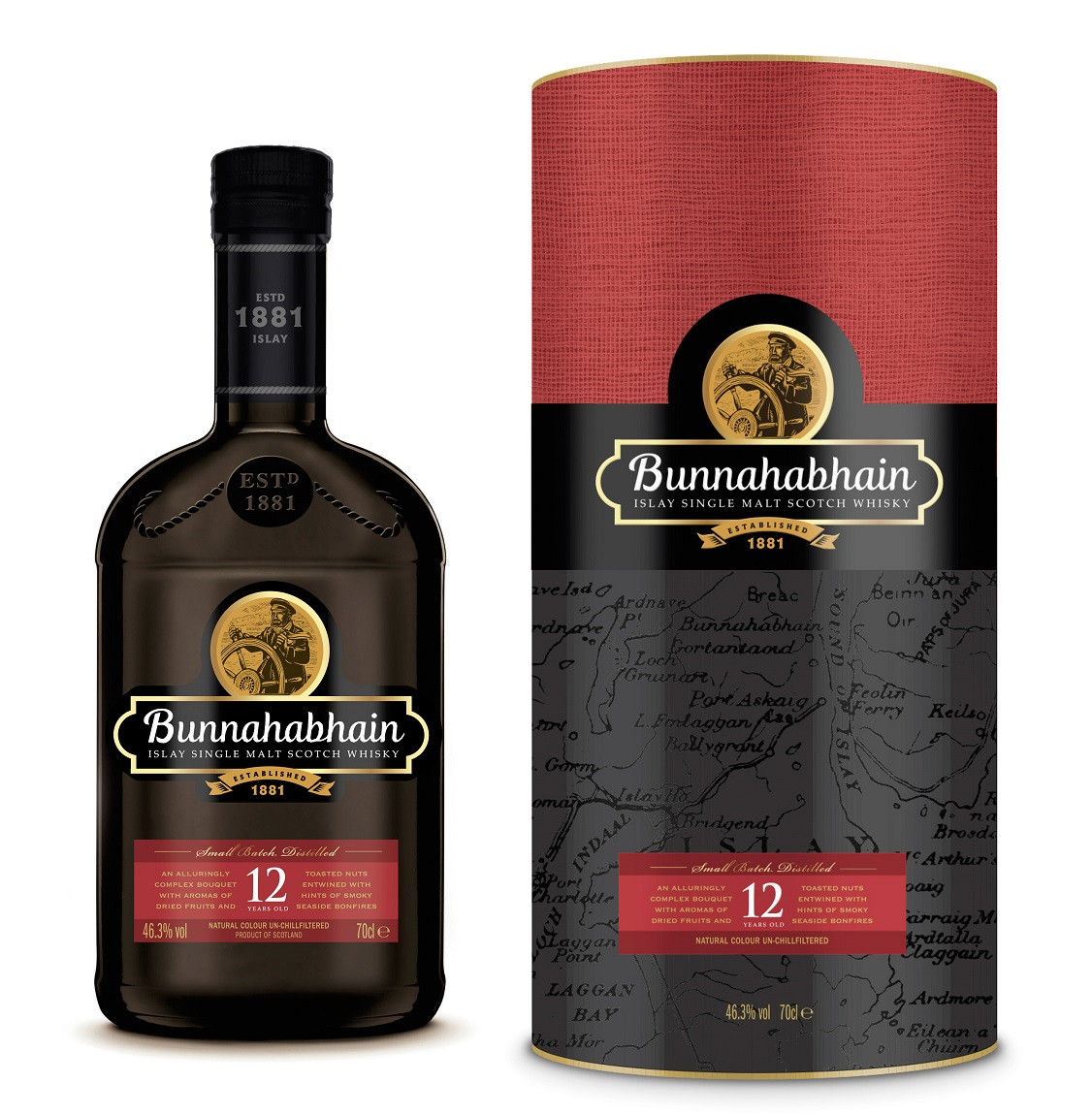 Bunnahabhain 12 years Unchilfiltered Islay Malt Whisky 46,3% 0,7l