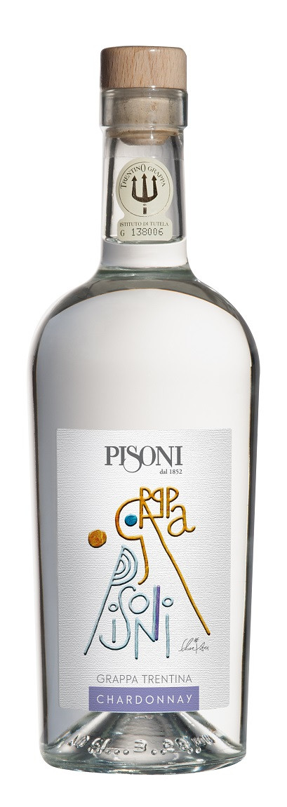 Pisoni Chardonnay Grappa 43% 0,70l