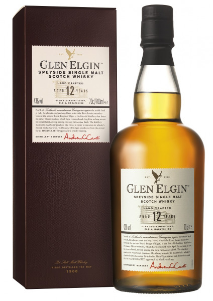 Glen Elgin 12 years Speyside Malt Whisky 43% 0,7l