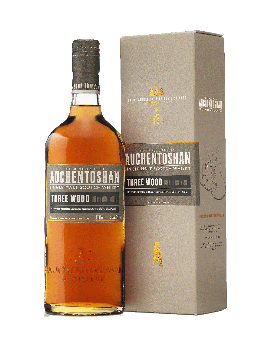 Auchentoshan Three Wood Lowland Single Malt Whisky 0,7l