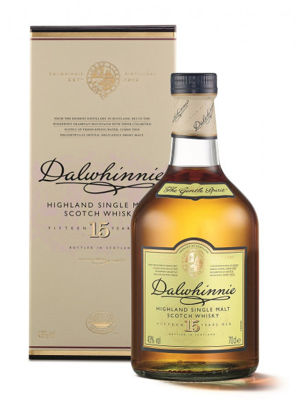 Dalwhinnie 15 years Highland Malt Whisky 43% 0,7l