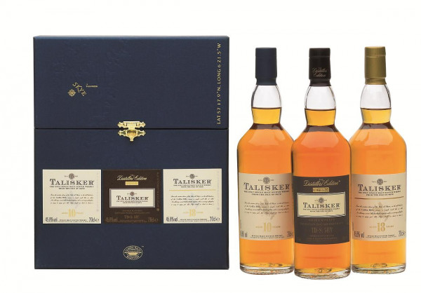 Talisker Gift Pack (10Y 45,8%/North 57%/ Dis.Edition 45,8%)3 Fl. a 0,2l Whisky!