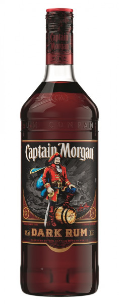 Captain Morgan Rum Black Label 1,0l