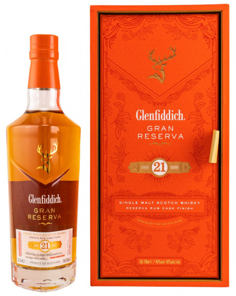 Glenfiddich 21 years Gran Reserva Speyside Malt Whisky 40% 0,7l