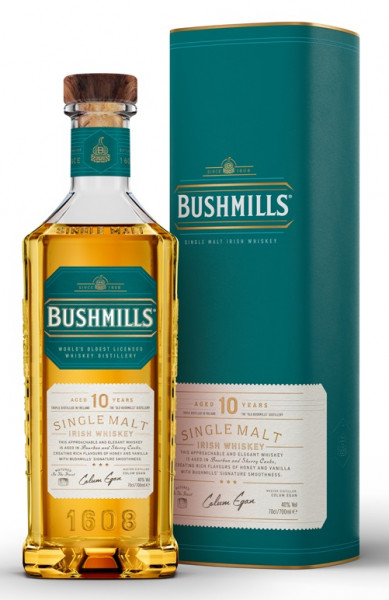Bushmills Whiskey 10 years Irish Malt 40% 0,7l