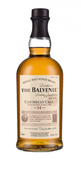 Balvenie 14 years Carribean Cask Speyside Malt Whisky 43% 0,7l