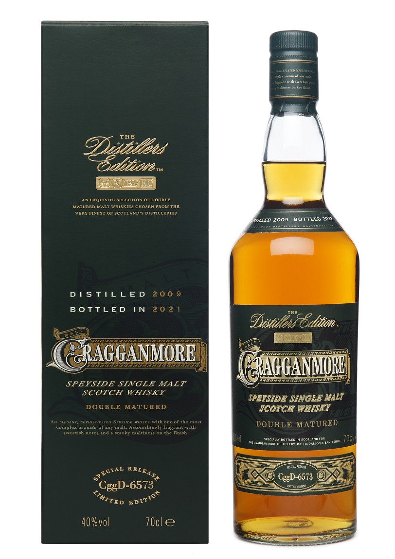 Cragganmore 2009 Distillers Edition 2021 Double Matured Speyside Malt Whisky 0,7l