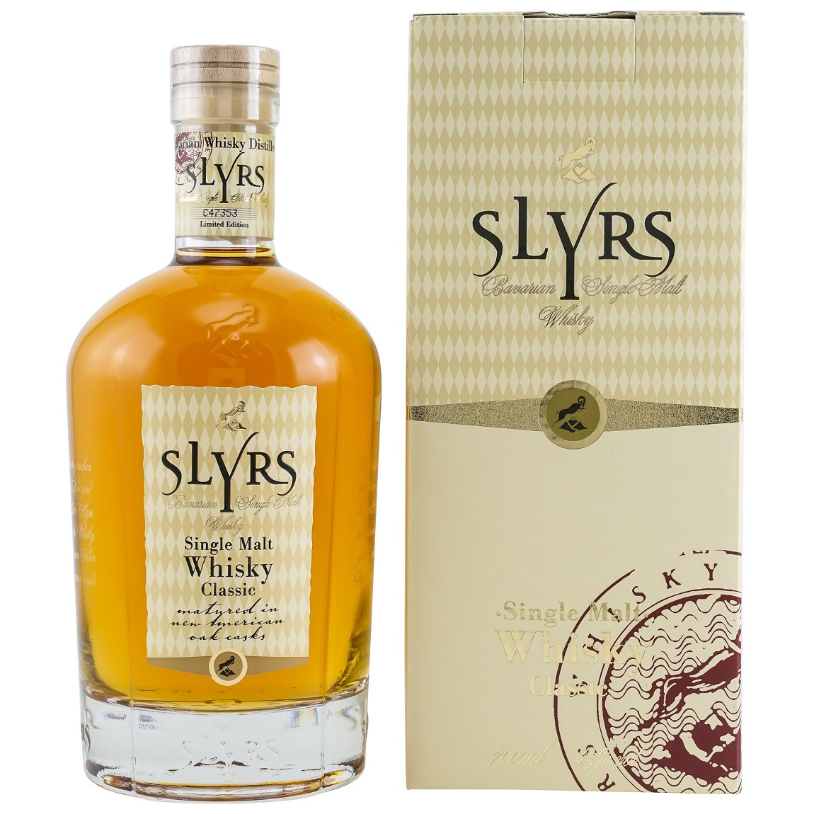 Slyrs Classic Bavarian Single Malt Whisky 43% 0,70l