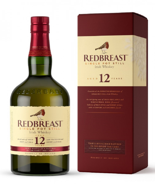 Redbreast 12 years Irish Whiskey 40% 0,7l