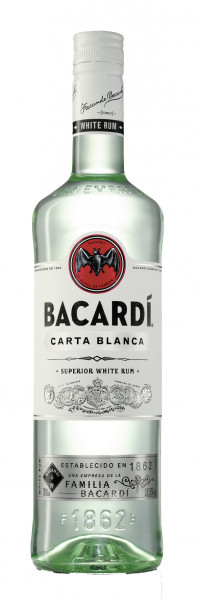 Bacardi Carta Blanca Rum 37,5% 0,7l